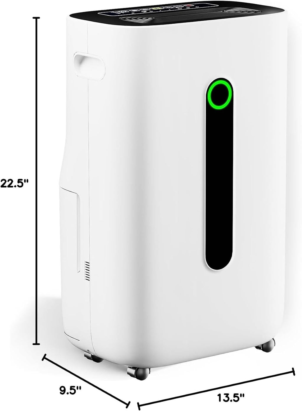 3,000 Sq.Ft 60 Pint Dehumidifier for Basements and Home-with Drain Hose,1.7Gallon Water Tank,Intelligent Humidity Control,Dual Protection and 4 Modes,for Large room