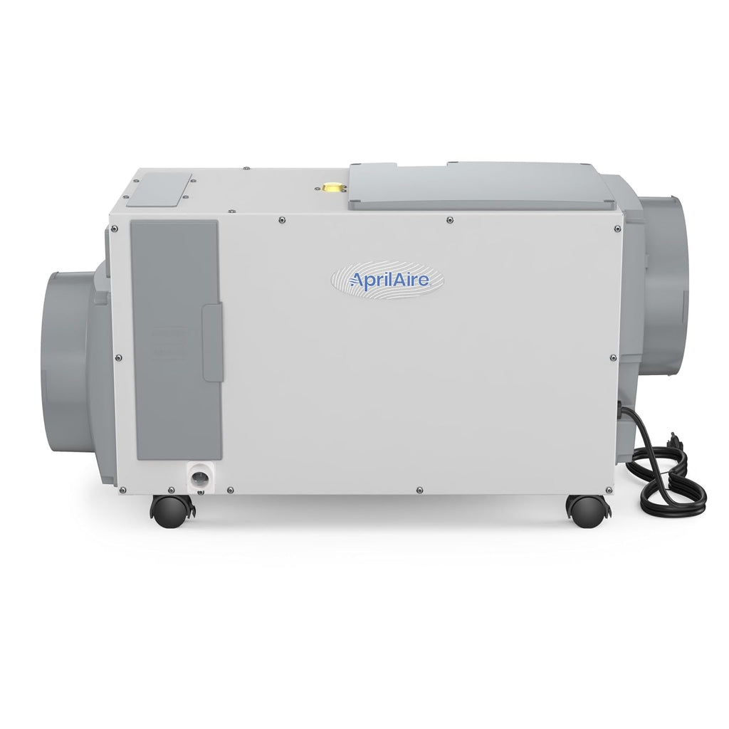 AprilAire E100C Pro 100-Pint Whole-House Dehumidifier with Castors, Energy Star Certified, Commercial-Grade Whole-Home Dehumidifier for Basement, Crawlspace, or Whole House up to 5,500 sq. ft.