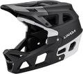 Lixada Adult Bike Helmet, Full Face Mountain Bike Helmet Lightweight Bicycle Helmet with Pads & Visor, Comfort Cycling Helmet Racing Downhill MTB Helmet for Men Women