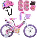 Titan Girls BMX Bike for Kids Ages 4-7, 16-Inch Wheels, 9-Inch Frame, Training Wheels, Toy Seat, Doll Basket, Streamers, First Bike, Princess Bicycle, Gift for Girls | for Kids, Training Wheels, Toy Seat, Doll Basket, Streamers, First Bike