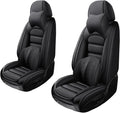 2 Seat Covers for Lexus UX 250h 2019-2024 Leather Car Seat Covers Waterproof Anti-Slip Soft Car Seat Protectors Premium Automotive Seat Covers with Airbag（Luxury,Classic Black）