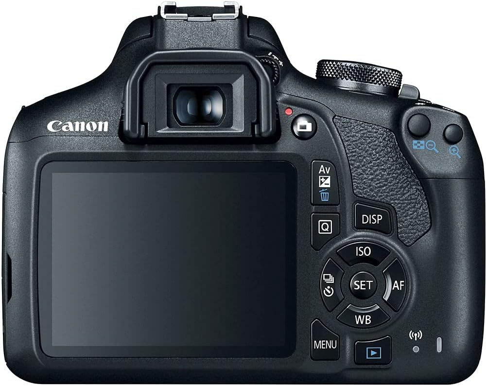 Canon EOS Rebel T7 DSLR Camera Kit | 24.1MP APS-C Sensor with EF-S 18-55mm Lens | Full HD 1080p Video Compact Beginner-Friendly Photography (2727C002) + Canon EF-S 24mm Lens + Bag + 64GB Card