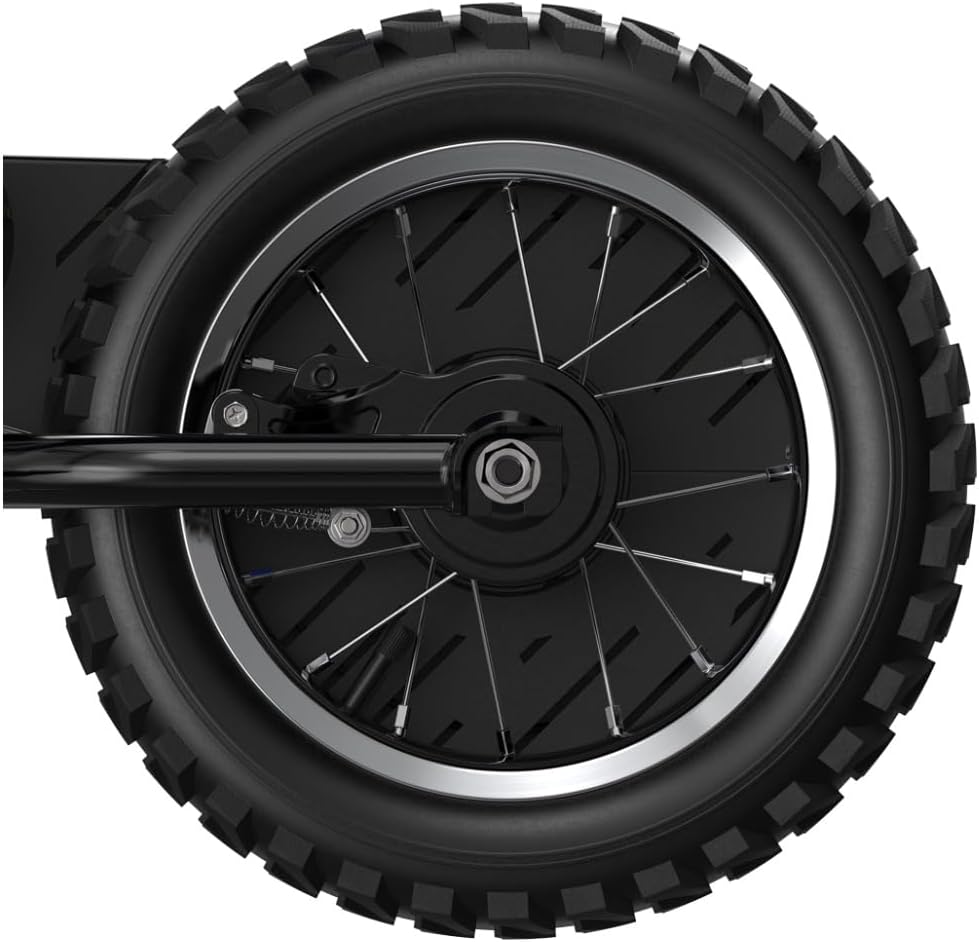 Razor MX125 Dirt Rocket Electric-Powered Bike with Authentic Motocross Geometry, Rear-Wheel Drive,100-watt, high-Torque, Chain-Driven Motor, for Kids 7+, Blue