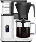 Kismile 8-Cup Drip Coffee Maker,SCA-Certified,Rapid Heating System for Seconds Brewing,Automatic Pour Over Coffee Machine,Detachable Water Tank,Deep Cold Brew & Keep Warm 40 Min, Easy to Clean (White)