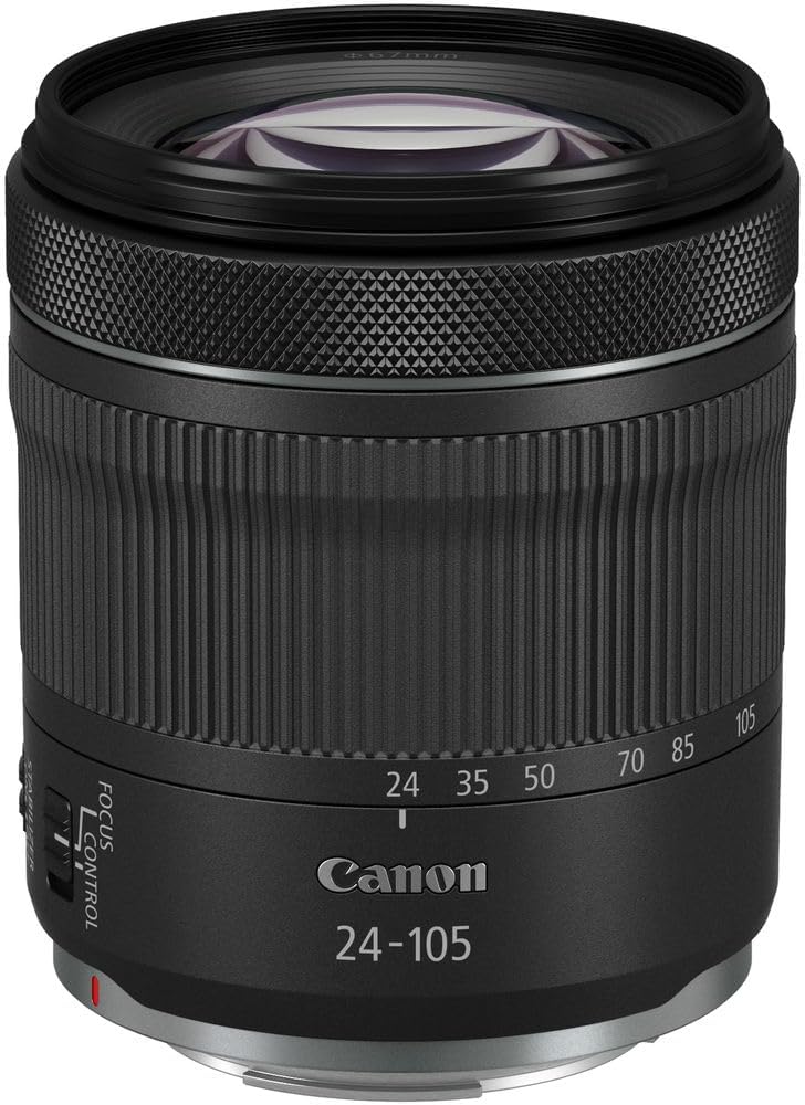 Canon EOS RP Mirrorless Camera| 26.2MP Full Frame Sensor| 4K Video Recording| Lightweight Compact Camera for Travel and Everyday Content Creation (3380C002) + Canon RF 24-105mm Lens + 64GB Card + Bag