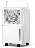 HUMSURE 2500 Sq. Ft 30 Pints Dehumidifier Equipped With Drainage Hose, Automatic Defrosting, for Basement, Home, Bathroom, Bedroom,24-Hour Timer Function
