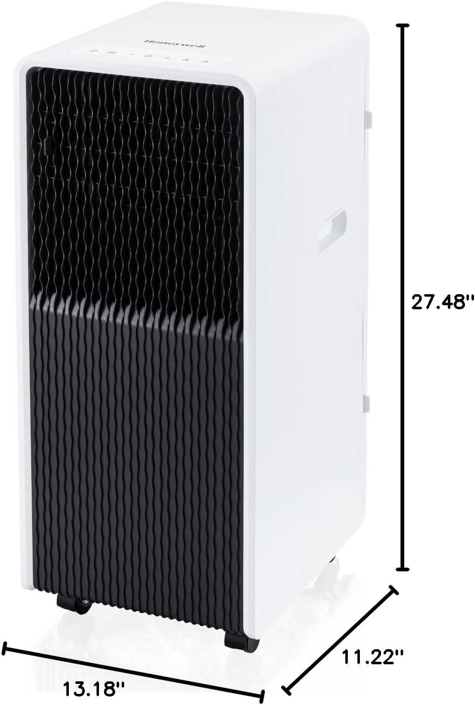 Honeywell 13,500 BTU Slim Portable AC with Fan, Dehumidifier, Remote Control – Cools Up to 660 Sq. Ft., HX4CESAWG0 (10,000 BTU SACC)