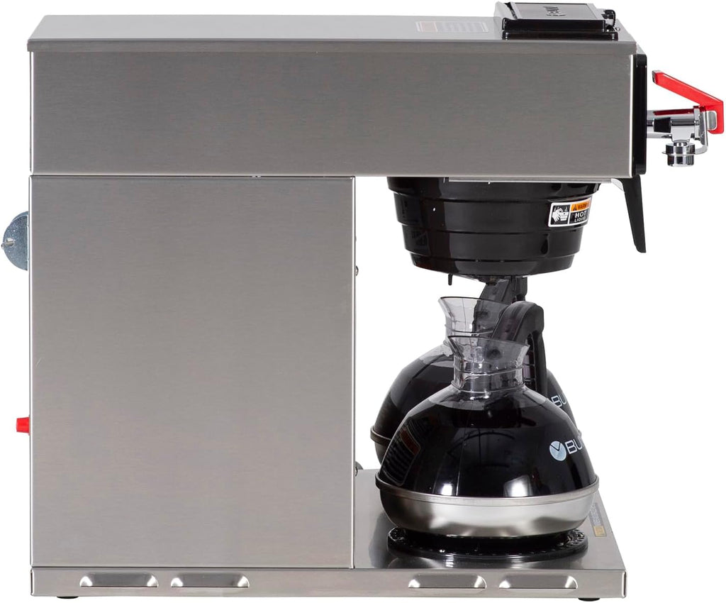 Bunn 12950.0212 CWTF15-3 Automatic Commercial Coffee Brewer with 3 Lower Warmers (120V)
