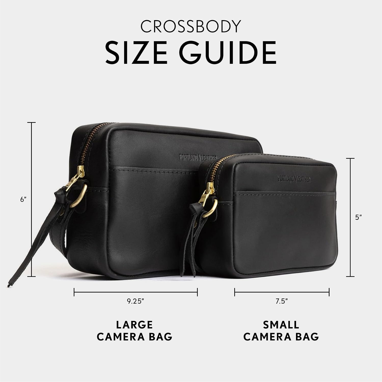 Portland Leather Goods Large Camera Bag Purse for Women – Handmade from the Finest Full-Grain Hides