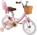 RULLY Fruit Kids Bike 12 14 16 Inch Bicycle for Girls Ages 2-7 Years, Training Wheels Included, Girl Bikes with Basket & Doll Seat | 12, 14, 16, Inch, Bicycle