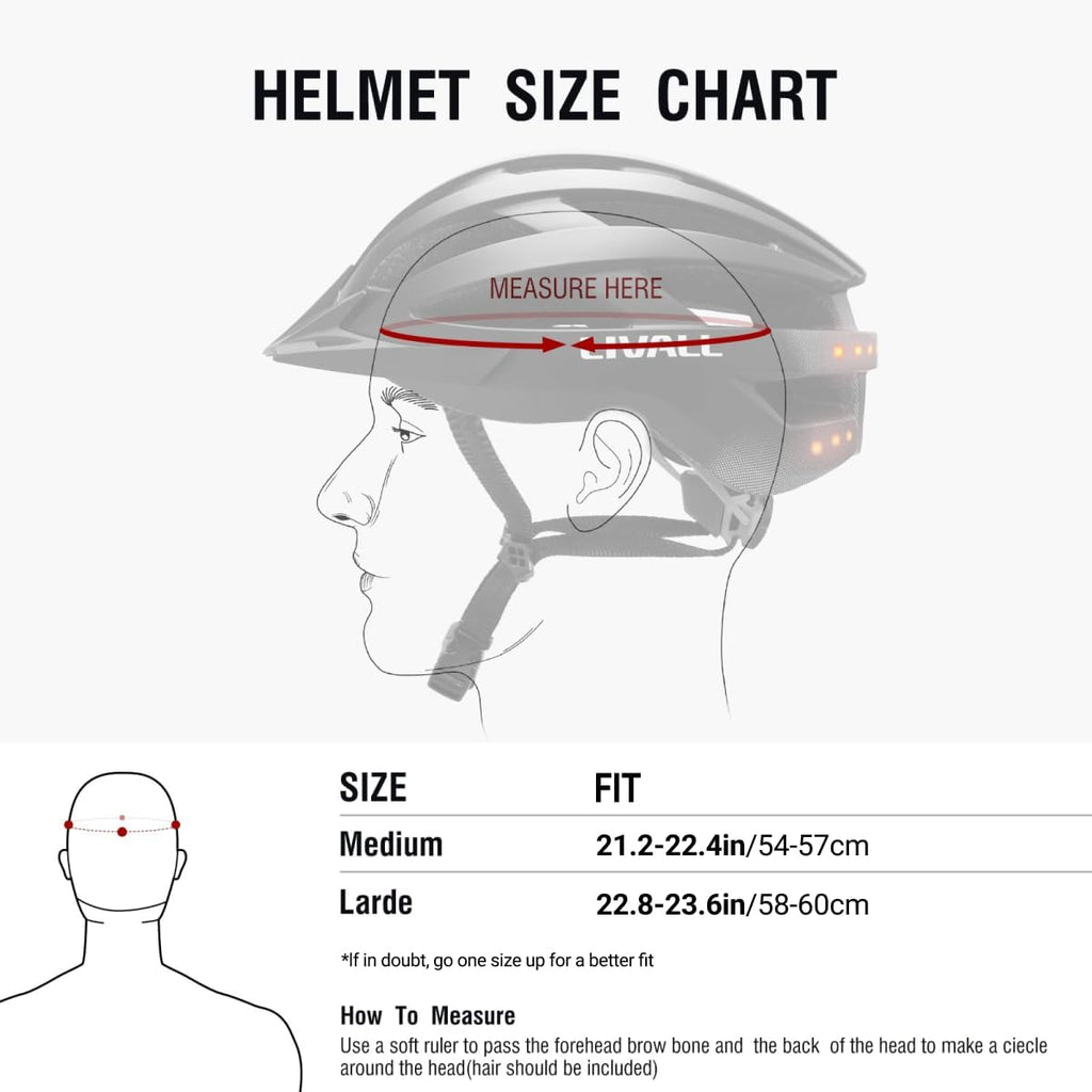 LIVALL MT1 Neo Bluetooth Bike Helmet with Speakers & Built-in Microphone, Fall Detection, Mountain Bike Helmet with Turn Signals & Brake Warning Light, MTB & Road Bike Helmet for Adults Men Women