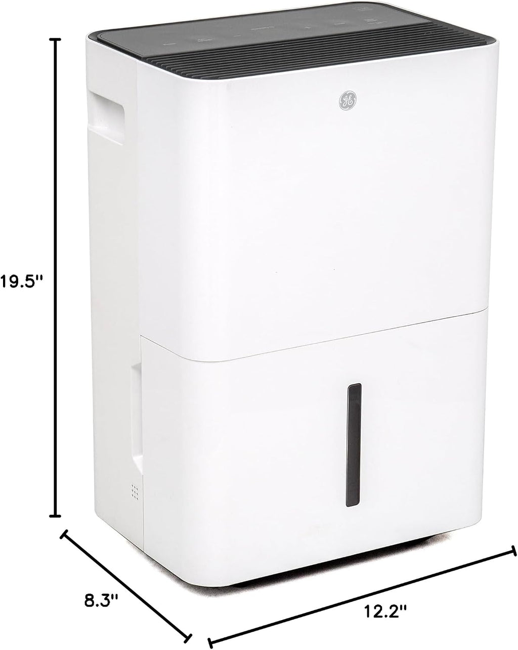 GE Energy Star Portable Dehumidifier for Basement, Bedroom, Bathroom, Closet or Small Rooms up to 1500 Sq Ft, 22 Pint with Removable Bucket and Continuous Drain Connect for Auto or Manual Drainage