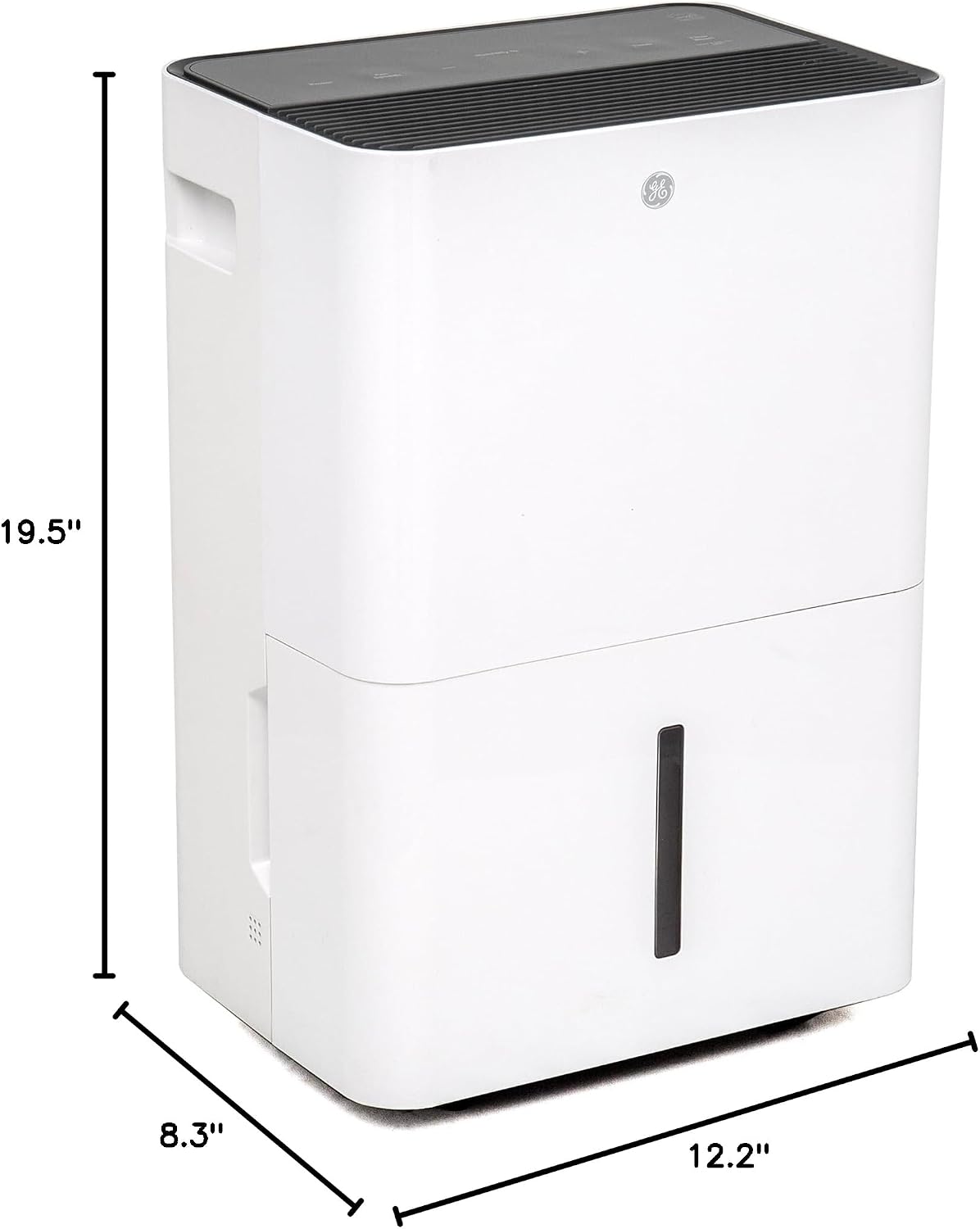 GE Energy Star Portable Dehumidifier for Basement, Bedroom, Bathroom, Closet or Small Rooms up to 1500 Sq Ft, 22 Pint with Removable Bucket and Continuous Drain Connect for Auto or Manual Drainage