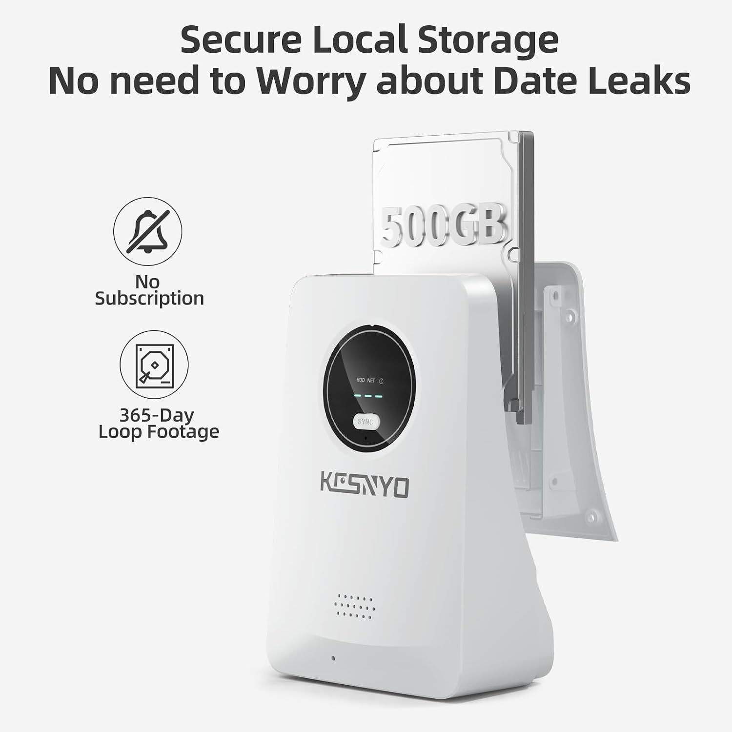 Solar Security Cameras Wireless Outdoor, 4MP Solar Powered Home Security Cameras System, 4 Cam kit, Color Night Vision, 360° PTZ, 500G HDD Local Recording, No Monthly Fees