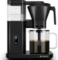 Kismile 8 Cup Drip Coffee Maker Machine, 3s Instant Heat 197-205℉, Removable Water Tank, Adjustable Flow Control, Pour Over Coffee Brew with Deep Cold Brew & Keep Warm 40 Min, Easy to Clean(Black)