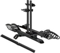 Young Electric E-Bike Rack with Ramp, Hitch 2 Bike Rack, 200 lbs Capacity Electric Bike Carrier, Foldable Platform Mount for Cars, Trucks, SUVs, Minivans, Up to 5-Inch Fat Tire for 2'' Receiver