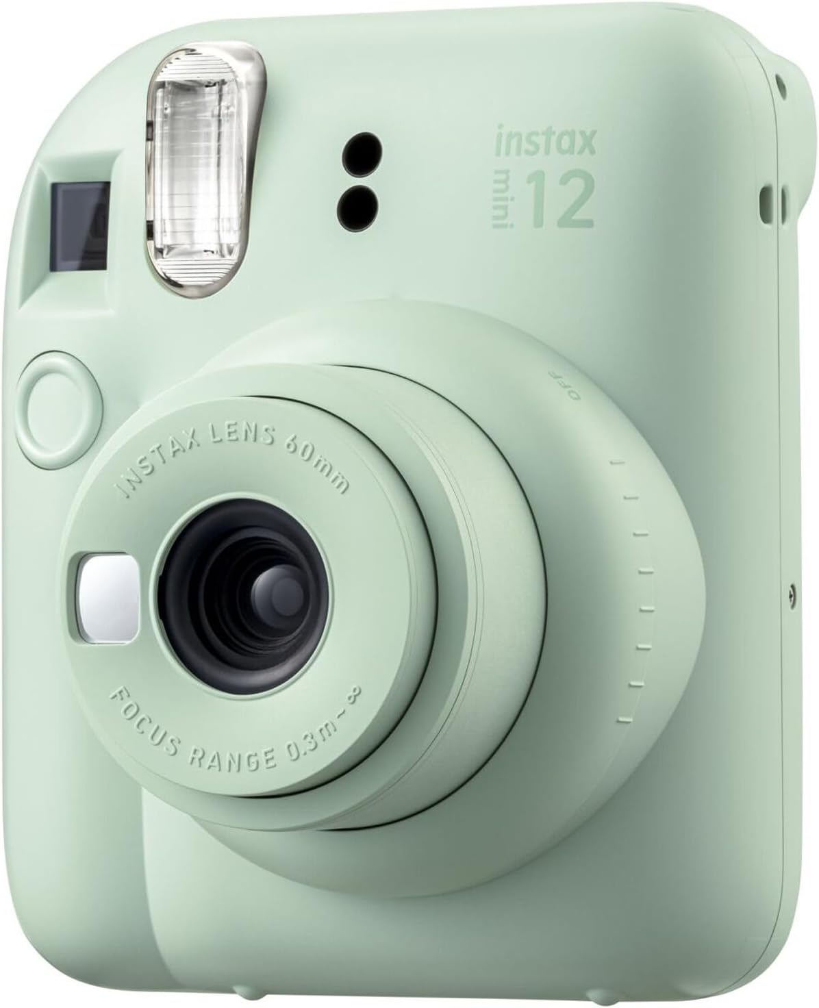 FUJIFILM INSTAX MINI 12 Film Camera Mint Green Bundle with Instant Film- 20 Photo Sheets with Camera Case and Accessories Ideal Gift for Kids, Teenage Girl & Adults