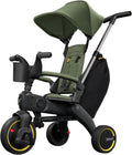 Doona Liki Trike S3, Desert Green - 5-in-1 Compact, Foldable Tricycle - Suitable for Toddlers 10 to 36 Months