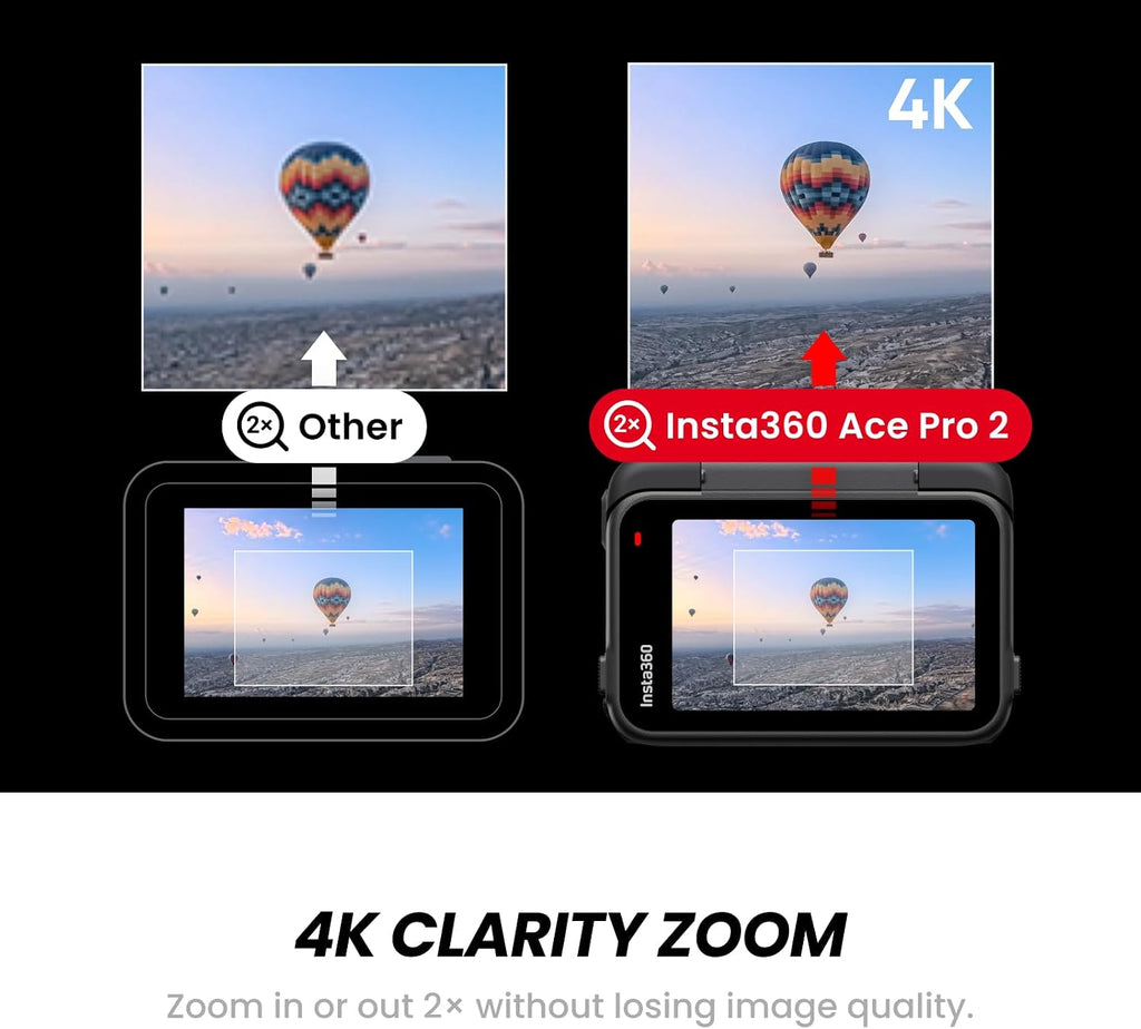 Insta360 Ace Pro 2 Starter Bundle - 8K Waterproof Action Camera Co-Engineered with Leica, 1/1.3' Sensor, Dual AI Chips, Superior Low-Light, 2.5' Flip Screen for Vlogging, Travel & Sports