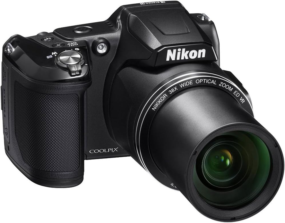 Nikon COOLPIX L840 Digital Camera with 38x Optical Zoom and Built-in Wi-Fi (Black) (Renewed)