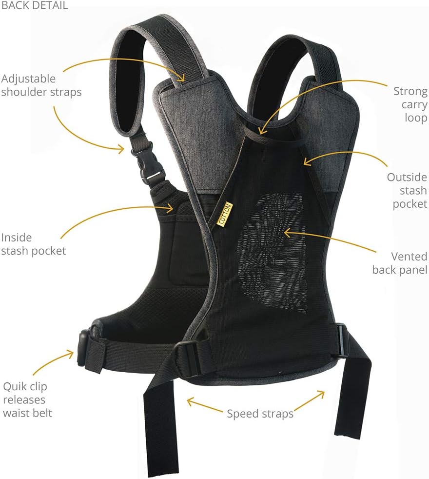 Cotton Carrier CCS G3 Camera Harness System for One Camera, Grey, 1 Camera
