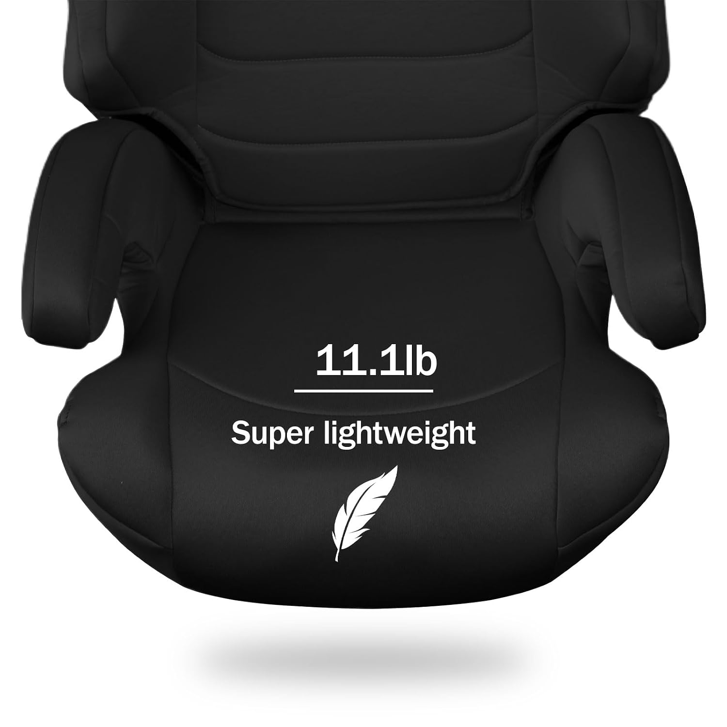 Diono Everett NXT High Back Booster Car Seat with Rigid Latch, Lightweight Slim Fit Design, 8 Years 1 Booster Seat, Black
