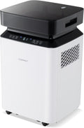 COSTWAY 120 Pints Dehumidifier with Pump, Easy Humidity Control, Multiple Drainage Options, 24H Timer & 2.2 Gal Water Tank, Dehumidifier for Basement, Home