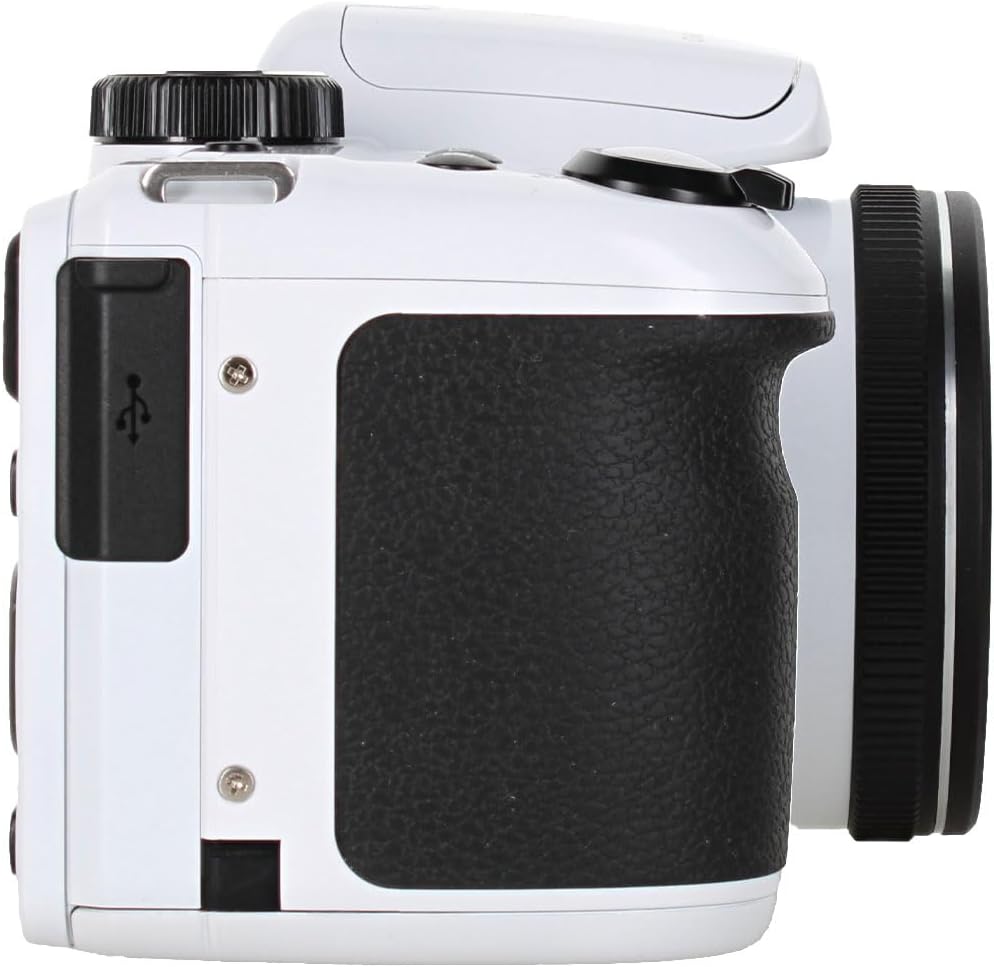 Kodak Pixpro AZ405 Digital Camera (AZ405WH) Bundle Including: 64 GB Memory Card, Rechargeable Batteries, Case, Neck Strap, Lens Caps, Full Cleaning Kit, Card Reader, Card Wallet, USB Cable, Cap Keeper