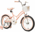 ACEGER Kids Bike for 2-14 Years Old, 12 14 16 18 Inch Girls Bike with Removable Training Wheels, 20 Inch Kid's Bicycle with Kickstand only, Adjustable Seat, Steel Frame & Dual Brakes