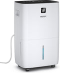 Yaufey 150 Pints Dehumidifier for Home, Basement and Large Room up to 7000 Sq. Ft., with Drain Hose, Timer, Intelligent Humidity Control and Large Water Tank