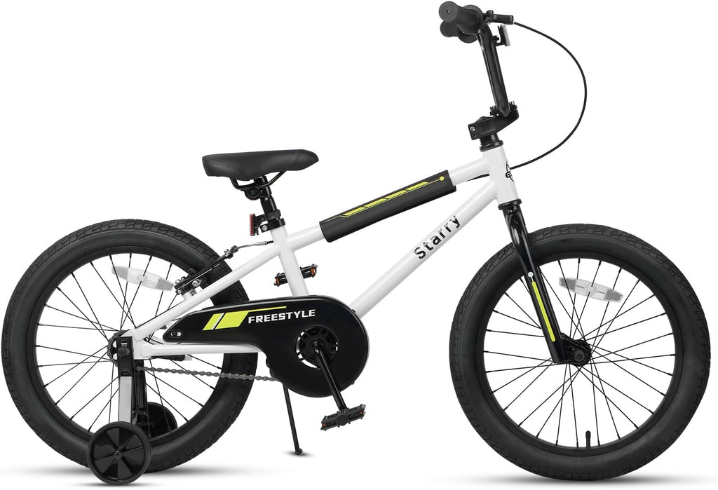 cubsala 12 14 16 18 Inch Kids Bike BMX Style Bicycle with Training Wheels Coaster Brake for 2-10 Years Old Toddlers Boys Girls Multiple Colors