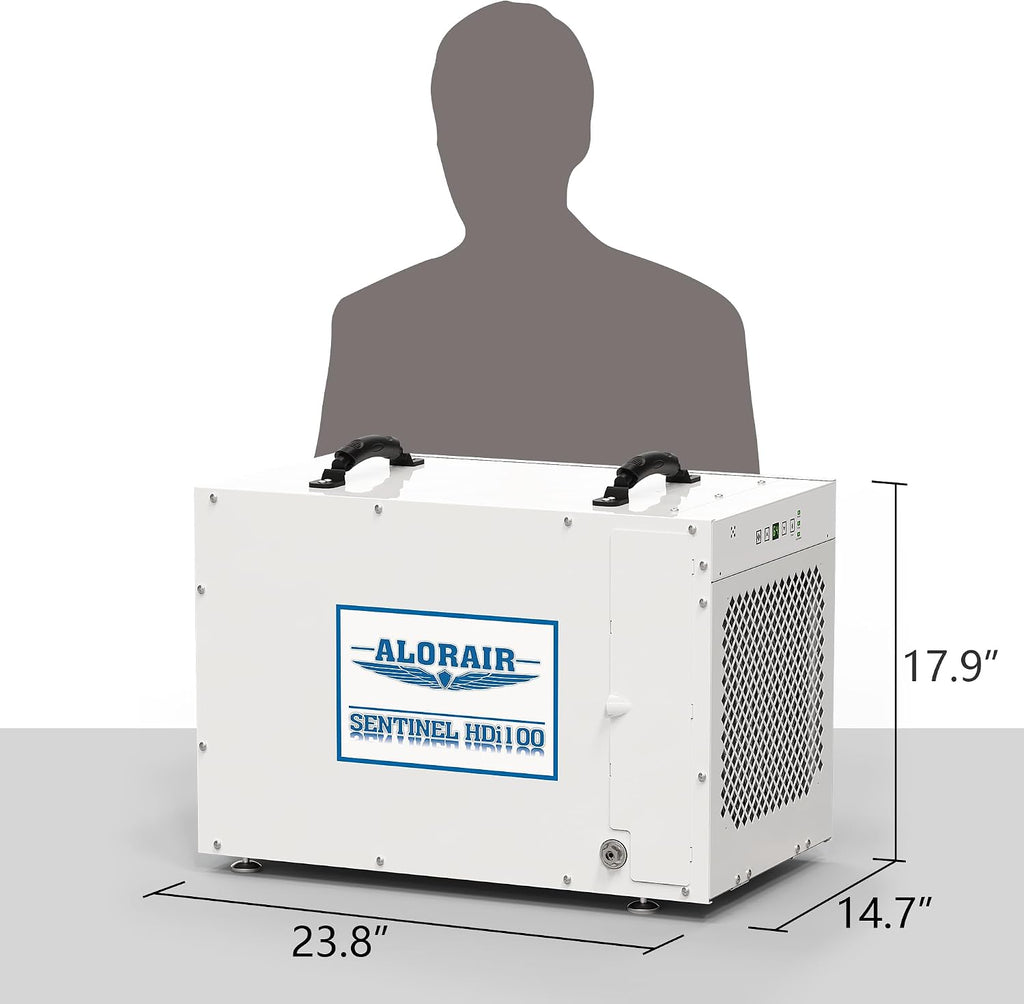 ALORAIR Sentinel HDi100 Commercial Dehumidifier with Pump, 220 Pints Whole Homes Dehumidifier for Crawl Spaces, Basements, up to 2,900 sq. ft. cETL