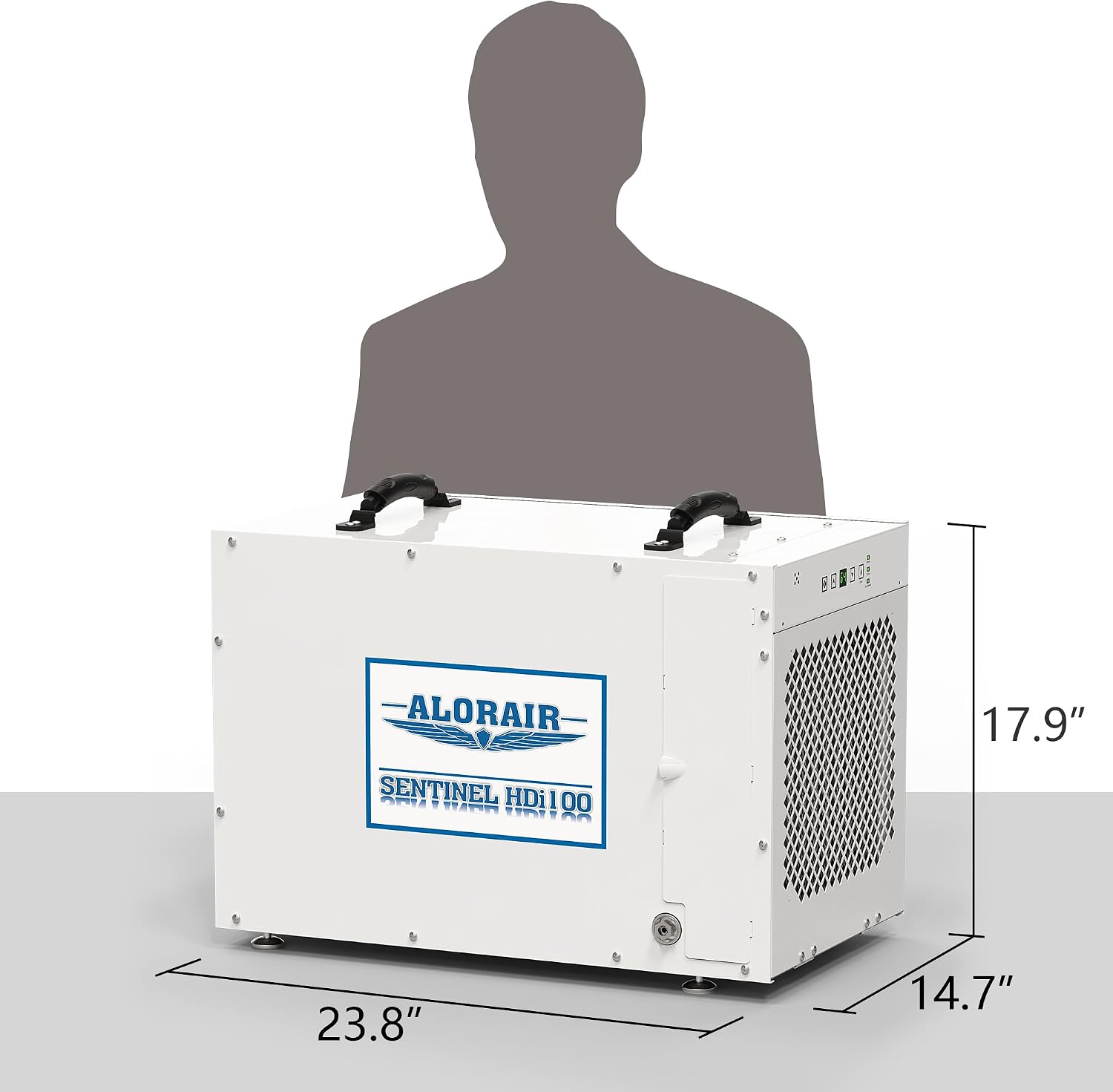 ALORAIR Sentinel HDi100 Commercial Dehumidifier with Pump, 220 Pints Whole Homes Dehumidifier for Crawl Spaces, Basements, up to 2,900 sq. ft. cETL