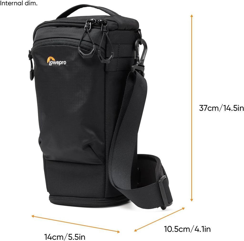 Lowepro ProTactic TLZ 75 Slim AW III Toploader Camera Bag, Camera Case for DSLR, Mirrorless, Vol. 4.5L, Dim: 14.57x4.13x5.5in for Cameras w/Lens attached, Modular Shoulder Bag, for Photographer/Video