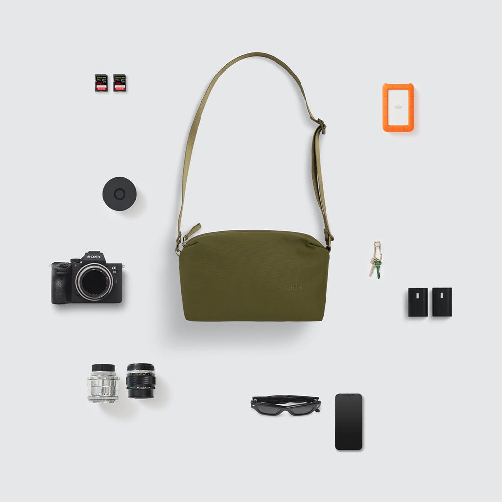 Urth Dolomite 5L Crossbody Camera Sling Bag - Weatherproof + Recycled