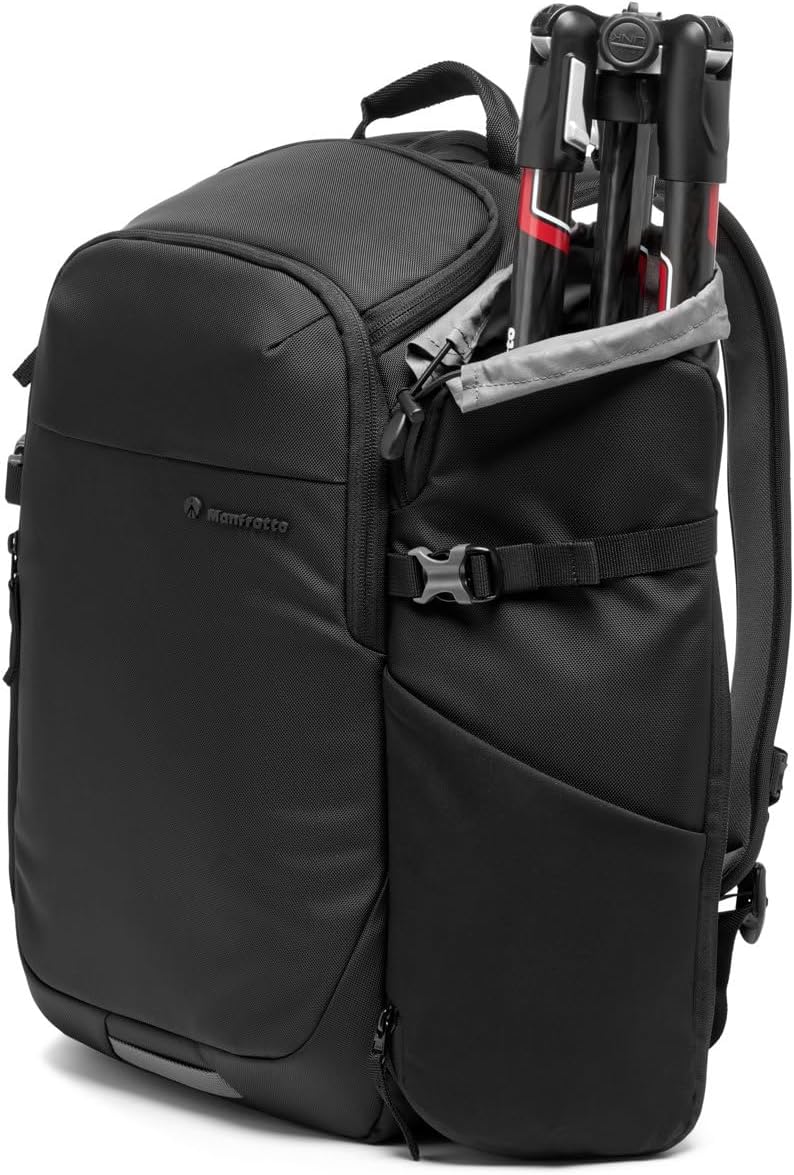 Manfrotto Advanced Befree III Professional Photography Backpack for Camera and Laptop, Bag for Reflex/Mirrorless Camera with Lenses, with Interchangeable Padded Dividers and Tripod Attachment