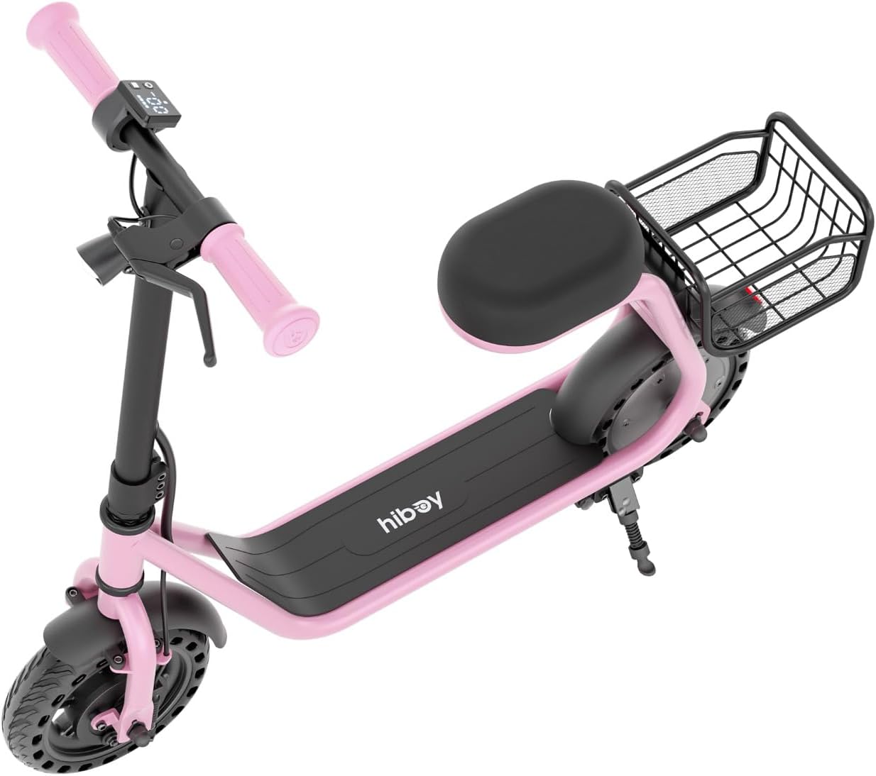 Hiboy Q2 Lite Electric Scooter with Seat for Kids Ages 4–10, LED Lights, UL Certified, 9.3 MPH, 100W Motor, Easy Control