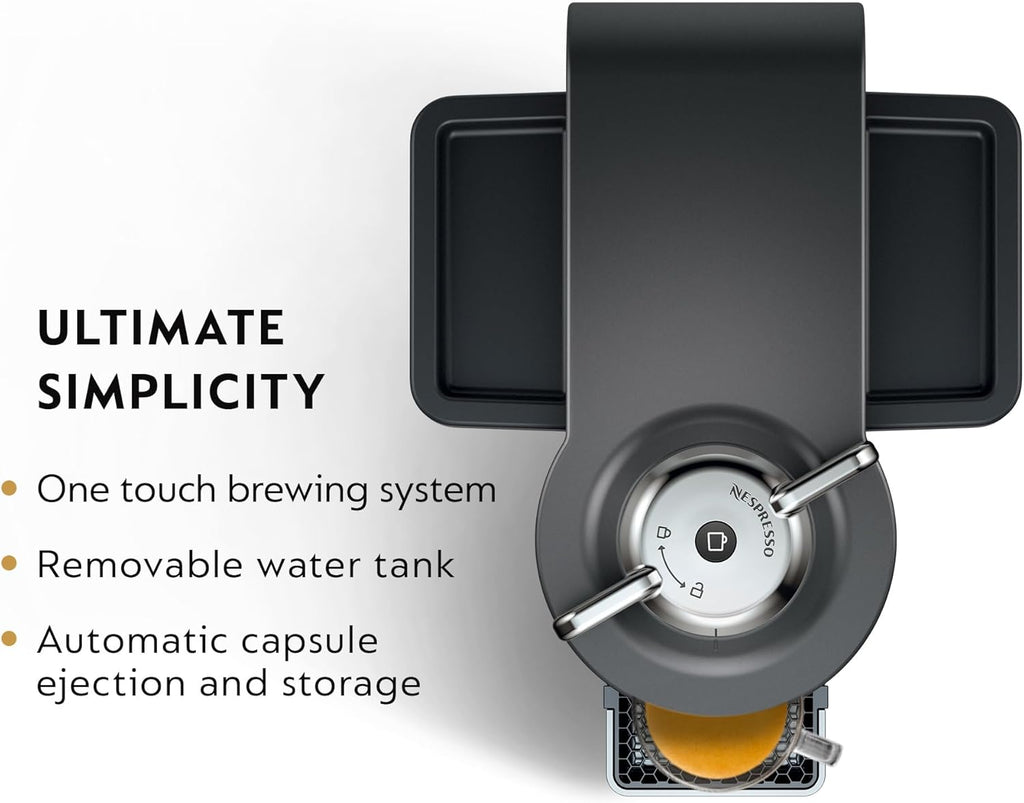 Nespresso Vertuo Coffee and Espresso Maker by De'Longhi, Titan