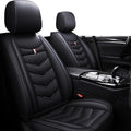 Car Seat Covers Fit for Mazda Cx-90 2025-2025, Leather Seat Covers for Car, Waterproof Non-Slip Durable Car Seat Protector(2 Seats,Black)