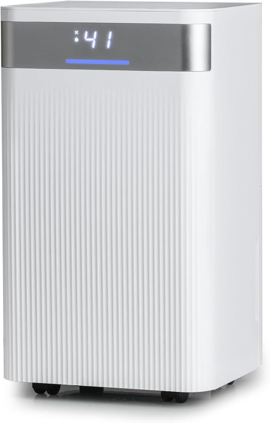 COSTWAY 32 Pints Dehumidifier, 24H Timer, 3-Color Indicator, Drain Hose & Wheels, Low Noise, 2000 Sq.Ft Portable Dehumidifier Home, Bathroom, Bedroom