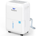 Energy Star Certified 52 Pint Dehumidifier for Home and Basement, Portable Dehumidifier with Drain Hose and 1.59 Gal Water Tank, Quiet Dehumidifiers for Bedroom, Living Room, Garage.