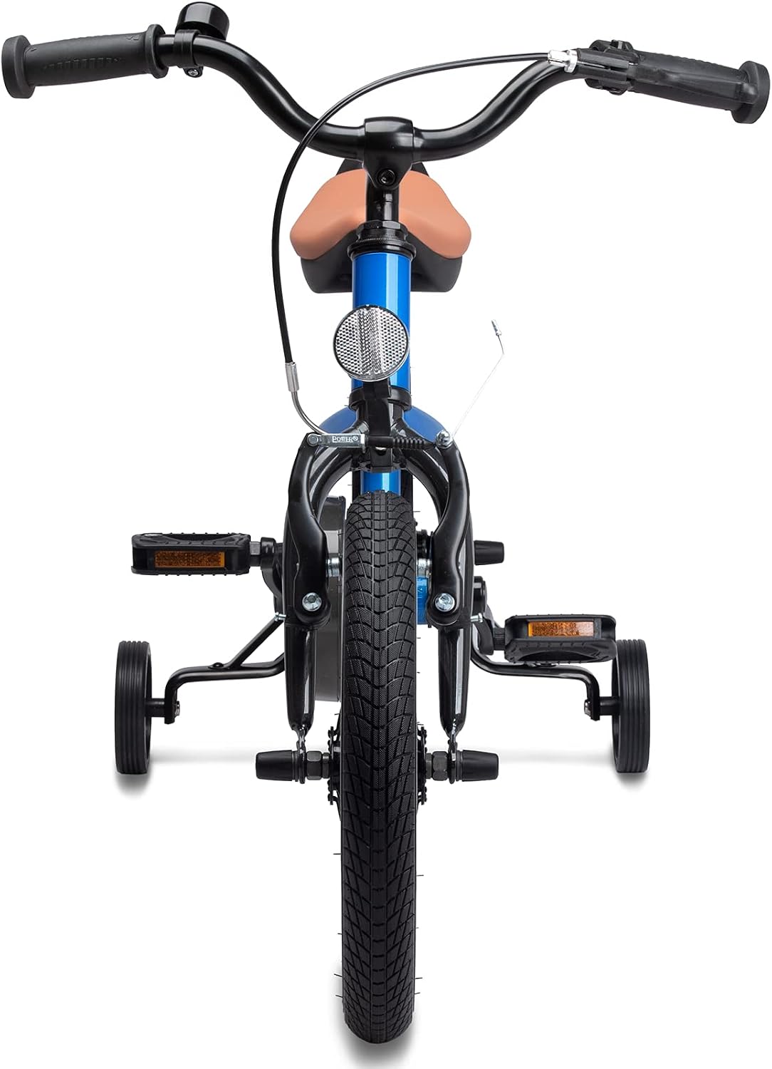 RASTAR BMW 14 Inch Toddler Bike with Training Wheels for Boys and Girls Age 3-7, a Valuable Outdoor Gift of Kids Light Weight Bicycle for Children 3 4 5 6 7 Years Old, Cordoba Blue