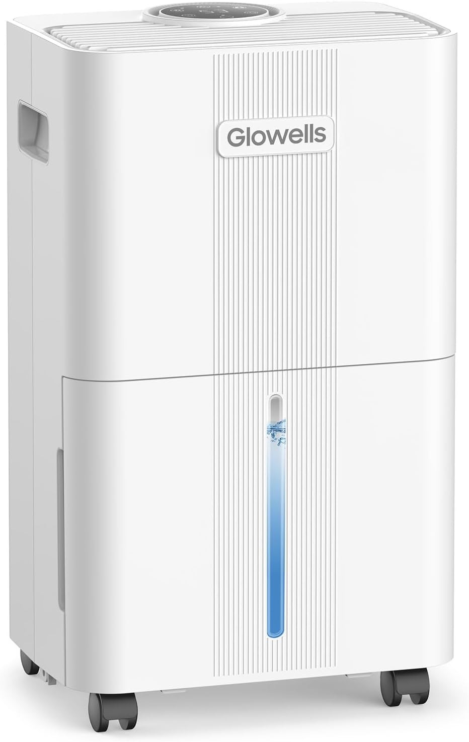 1600 Sq.ft Dehumidifiers for Home, Glowells 21 Pints Dehumidifier with Drain Hose for Basement, Smart Humidity Control Moisture Removal, 3 Operation Modes for RV, Bathroom, Bedroom