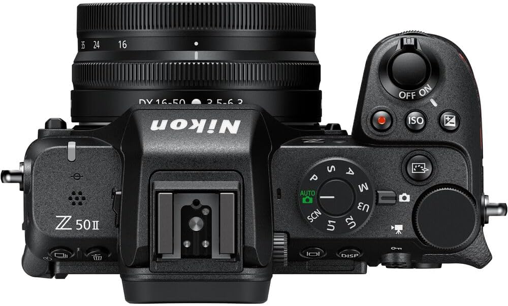 Nikon Z50II Mirrorless Camera 4K DX Body with 2 Lens Kit 16-50mm + 50-250mm VR 1788 | Official Nikon USA Partner Model | Bundle with Deco Gear Backpack +LED + 2 Pack 64GB Memory Cards & Accessories