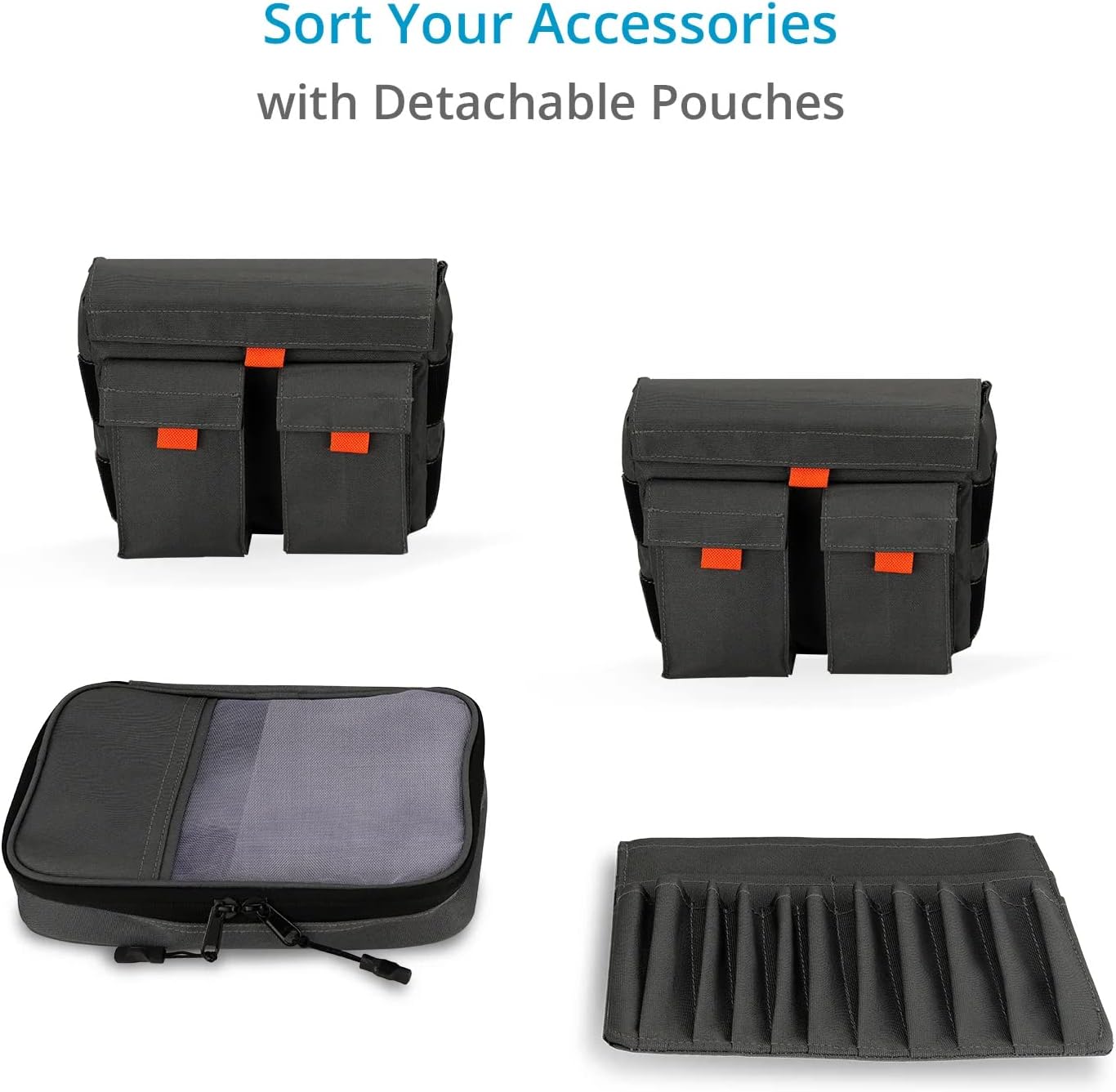 PROAIM Cine Cube Video Camera Production Bag for Photographers & Videographers. for Professional Camera Crews, Assistants, and Grips. (P-CBCC-02)
