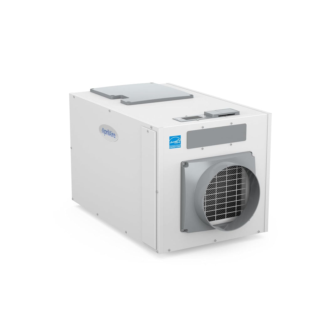 AprilAire E130 Pro 130-Pint Whole-House Dehumidifier with Model 76 Control, Automatic On/Off, White