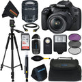 Canon EOS 2000D (Rebel T7) DSLR Camera wCanon EF-S 18-55mm F3.5-5.6 III Lens and Sunshine Photo Professional Accessories Bundle (Renewed)