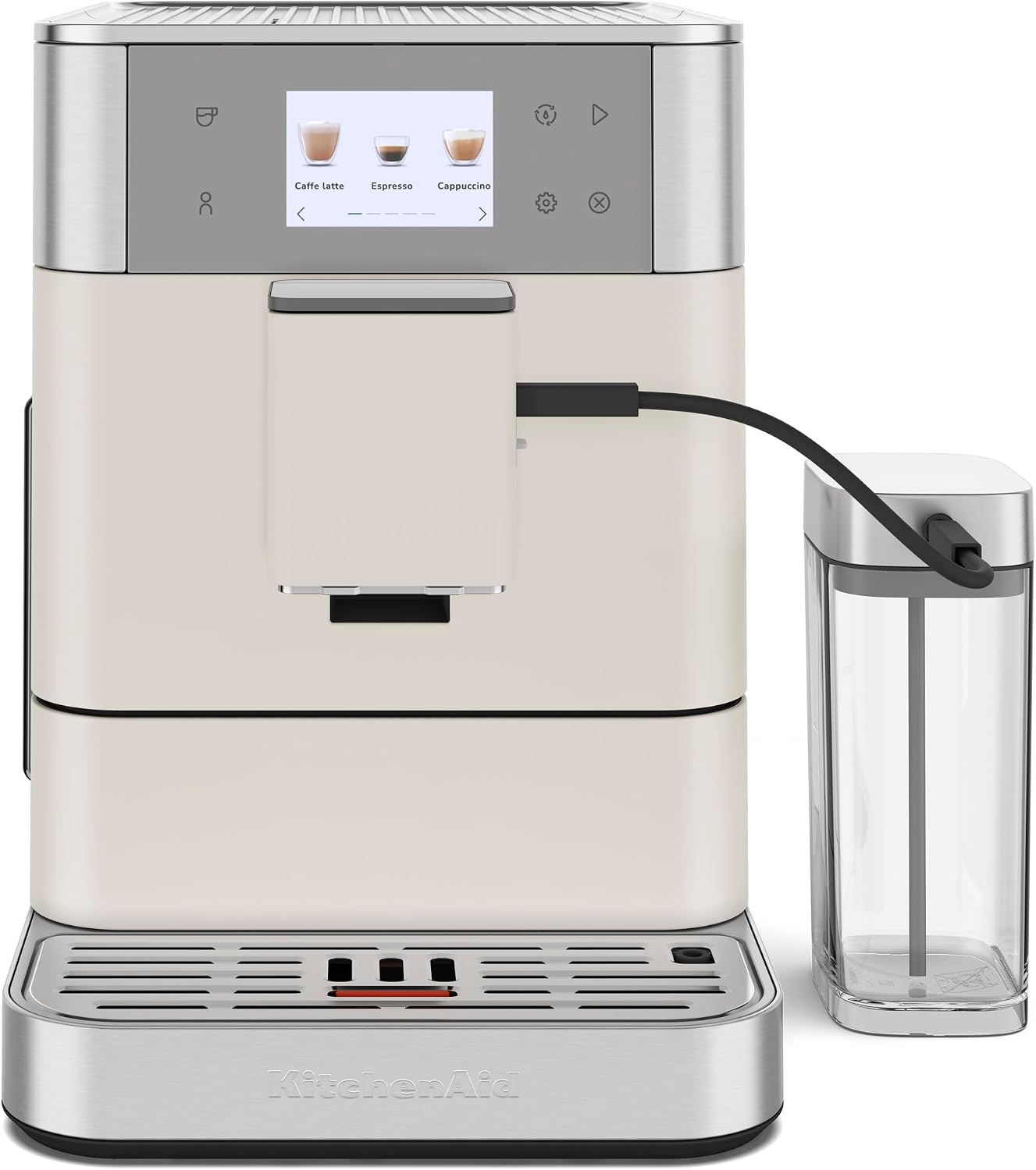 KitchenAid Fully Automatic Espresso Machine KF7, KES8557, Porcelain White