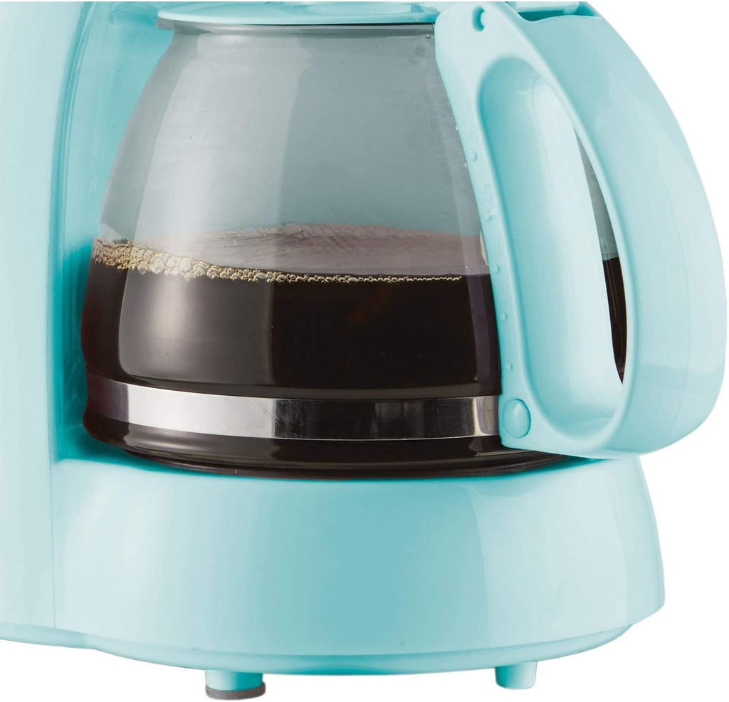 Brentwood TS-213BL 4 Cup Coffee Maker, Blue (Pack of 4)