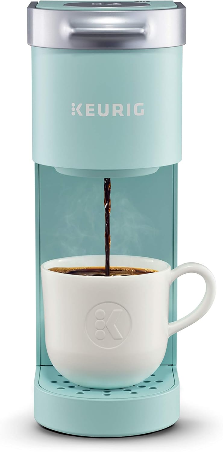 Keurig K-Mini Single Serve Coffee Maker & 3-Month Brewer Maintenance Kit Includes Descaling Solution, Water Filter Cartridges & Rinse Pods, Compatible Classic/1.0 & 2.0 K-Cup Coffee Makers, 7 Count
